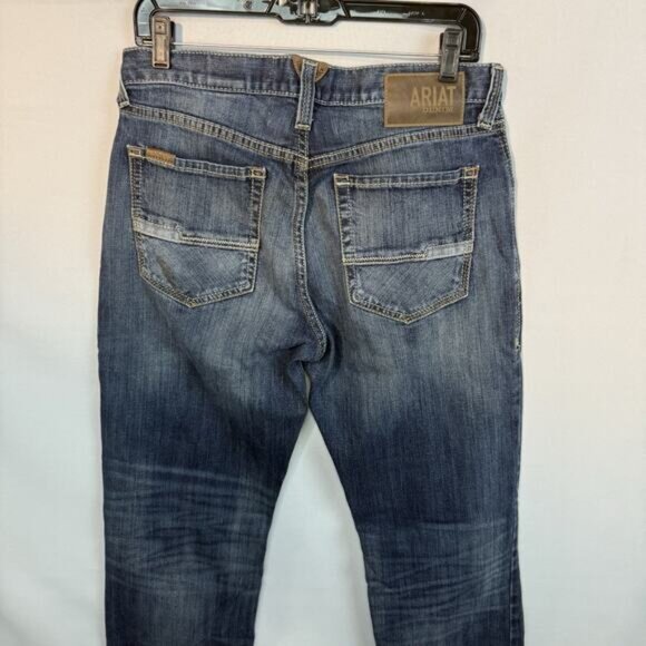 Ariat M4 Low rise Boot Denim Men Jeans Size 32X34 - Picture 5 of 12